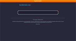 Desktop Screenshot of karahestate.com